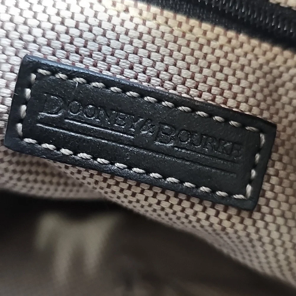 Dooney & Bourke Monogram Black and Gray Shoulder Bag